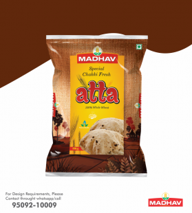 madhav chakki fresh atta,atta bag design,atta pouch design,chakki fresh atta bag design,chakki fresh atta pouch design,whole wheat atta bag design,whole wheat atta pouch design,atta packaging,atta pouch,atta design mockup